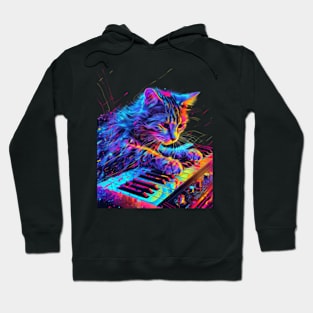 Cat DJ Party Hoodie